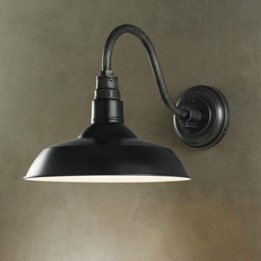 Aplique de pared metal camp negro COD.3623