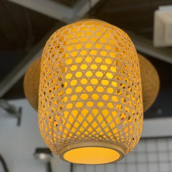 LÁMPARA DEC DE BAMBOO CORCHO E27 COD 4296