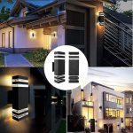 APLIQUE DEC RECTANGULAR DOBLE LUZ NEGRO CON RAYAS E27 COD. 2089