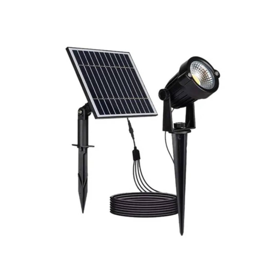 LÀMPARA DE JARDIN ESTACA SOLAR 5W 3000K 260*80* COD.2429