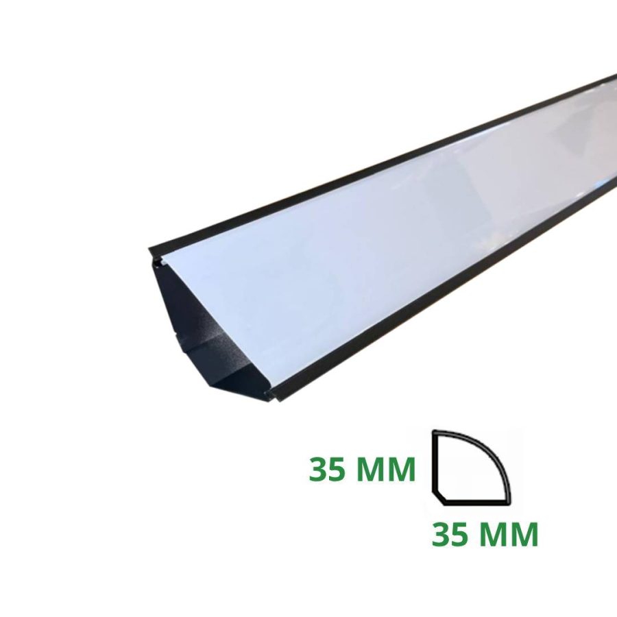 ESQUINERO LED PERFIL 2500*91*35MM COD.7366