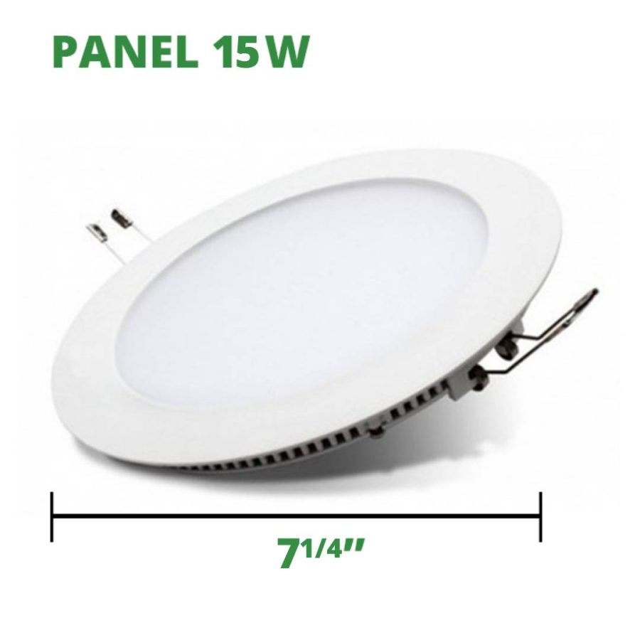 PANEL LED CIRC EMP 15W CON POWER 6500K 100-265V