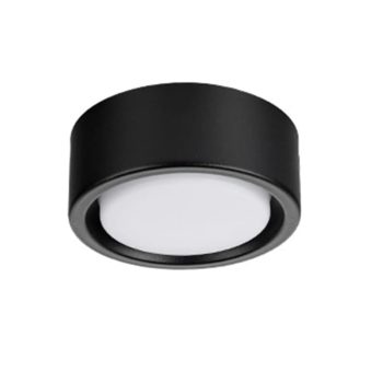LÁMPARA DECORATIVA DE TECHO CIRCULAR  HIERRO Y VIDRIO PLAFON NEGRO E27 COD.3185