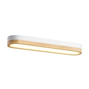 LÁMPARA TECHO RETANGULAR OVALADA LED INTEGRADO 24W 3CCT L60*W14*6cm COD.1196