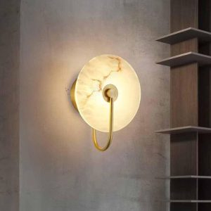 APLIQUE DECORATIVO DE PARE BRONCE DORADO 20*26cm 5W 110V LED ww COD.4839