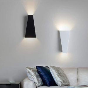 APLIQUE LED BLANCO ASIMETRICO DOBLE LUZ INTEGRADO cod. 3572