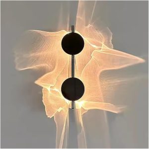 APLIQUE DEC BASE Y 2 CIRCULOS NEGRO PERLADO LED 3000K 110V COD.2363