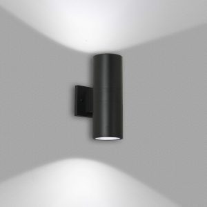 APLIQUE PARED NEGRO  DOBLE LUZ E27 cod. 4014