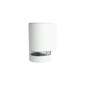 APLIQUE BLANCO CON ARO TRANSPARENTE UNA LUZ GU10 IP54 COD.3555