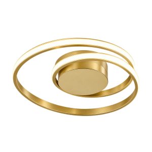 LÁMPARA DECORATIVA LED INTEGRADO DORADA REDONDA COD.3821