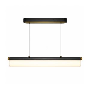 LÁMPARA COLGAN BARRA LED CON MALLA BASE NEGRA LED INTEGRADO D0629-24 D500*3000 38W 3CCT COD.3097