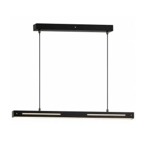 LÁMPARA DEC COLGAN BARRA NEGRA LED INTEGRADO D0632-BK L1000*W40*H40 30W 3CCT COD.3135