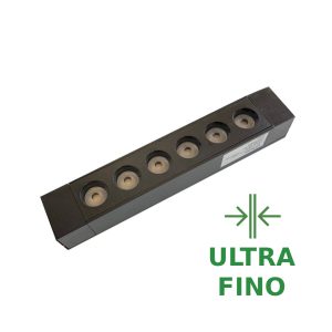 LÁMPARA LINEAL MAGNETICA FIJA OJITOS LED PARA RIEL NEGRO 5W 3000K COD.2620