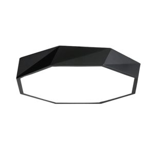 ❤️LÁMPARA DECORATIVA HEXÁGONAL NEGRA 3 TONO DE LUZ 30W COD 3291