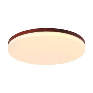 LÁMPARA DECORATIVA DE TECHO CIR COLOR MADERA LED INTEGRADO X0517-500 500*65 39W 3CCT COD.1147