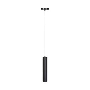LÁMPARA DECORATIVA COLGAR TUBULAR NEGRA Dia.6*H40cm  1.2MT AC110V 3000K COD.4915