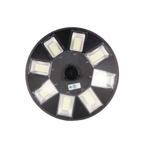 LÁMPARA DE JARDIN SOLAR P/POSTE DE ALUMBRADO C/CONTROL REMOTO 350*350*64MM IP65 COD.5162