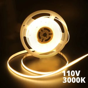 CINTA LED CW 6500K 240LED COB 10MTs 8MM IP20 110V cod.1746