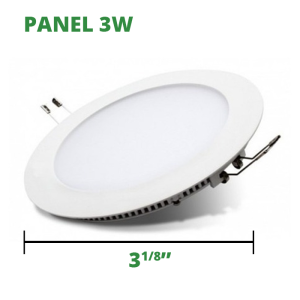 Panel Led Circular Empotrar 3W  100-265V