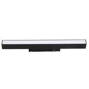 LAMPARA LINEAL MAGNETICA  NEGRA 3000K FIJA FROST COD 2583