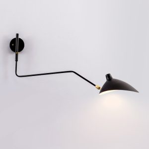 APLIQUE DEC GRANDE TIPO CAMPANA NEGRA E27 Cod. 4382