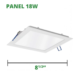 Panel Led Cuadrado Empotrar 18W 100-265V