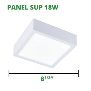 Panel Led Cuadrado Superficie 18W 100-265V