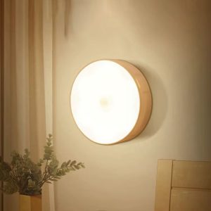 LÁMPARA CIRCULAR LED RECARGABLE CON SENSOR DE MOVIMIENTO COD.1893