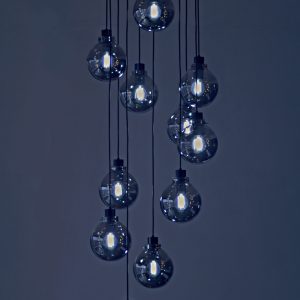 Lámpara de techo decorativa LED DOBLE ALTURA 2.4 M cod. 3864