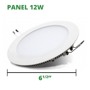Panel Led Circular Empotrar 12W 100-265V